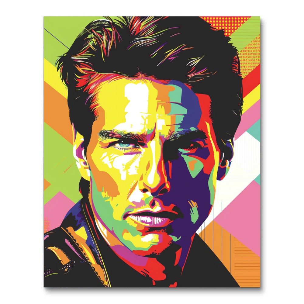 Tom Cruise II (Paint by Numbers)