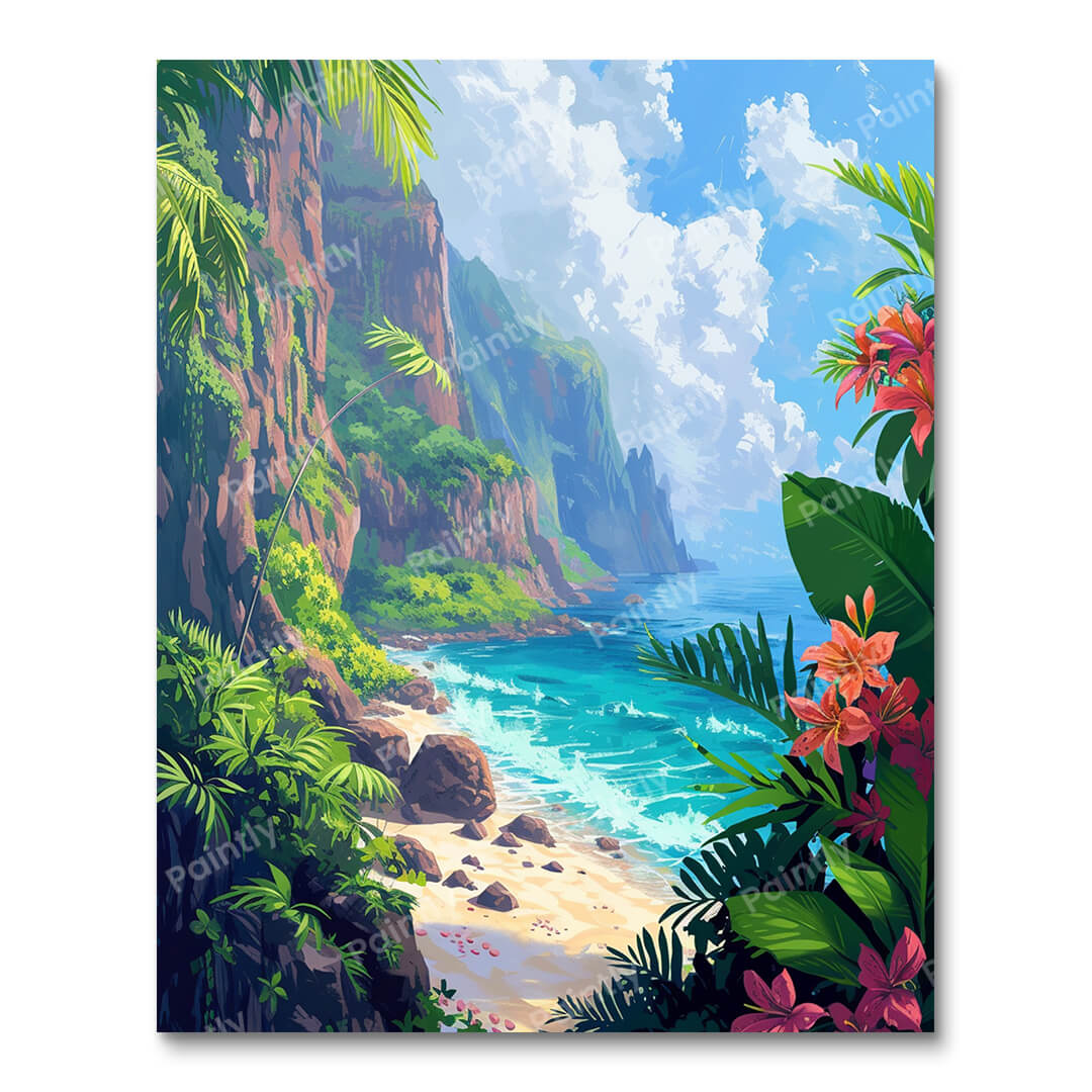 Tropical Dreamscape (Paint by Numbers)
