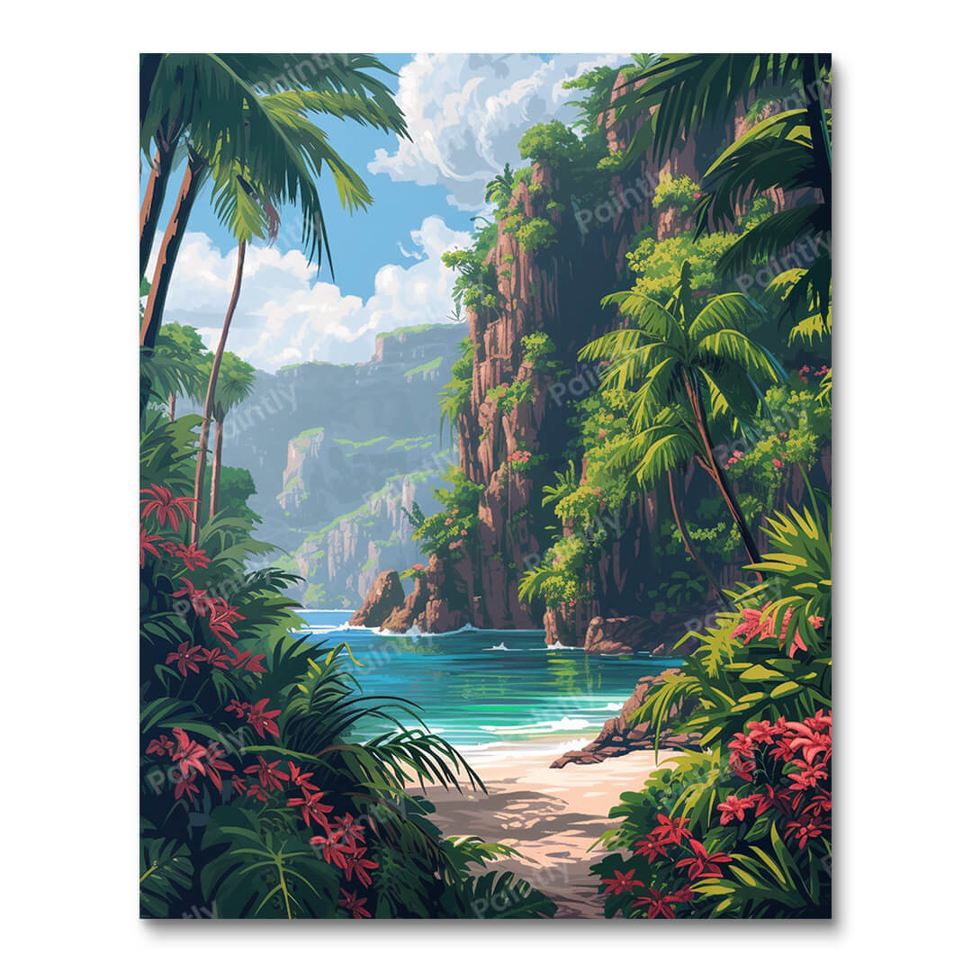 Tropical Paradise (Paint by Numbers)
