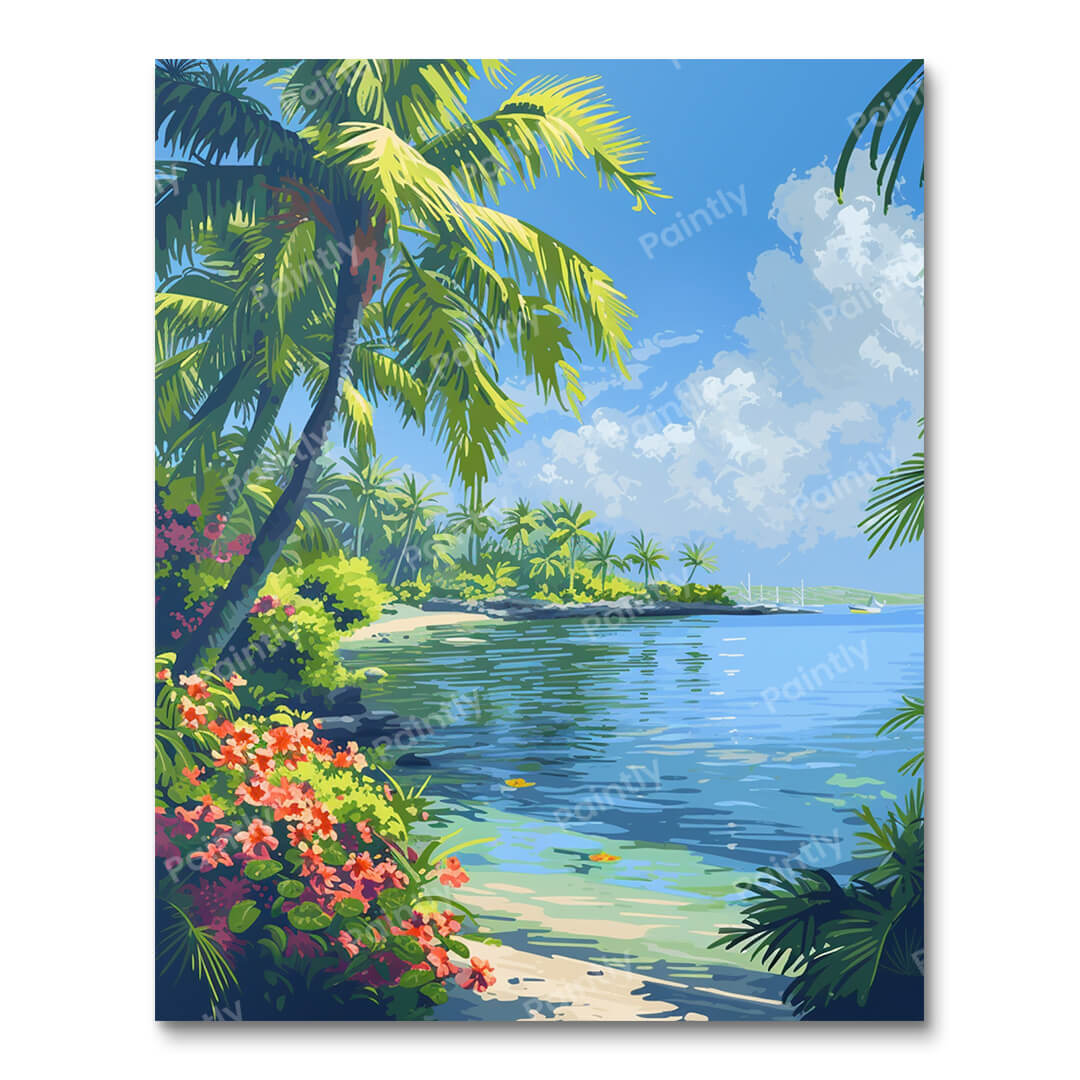 Tropical Tranquility (Paint by Numbers)