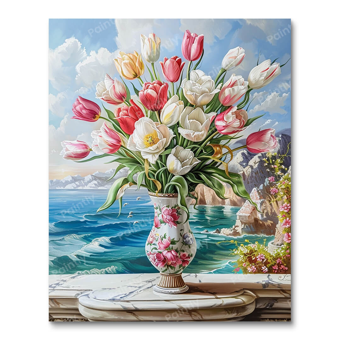 Tulip Vase (Paint by Numbers)