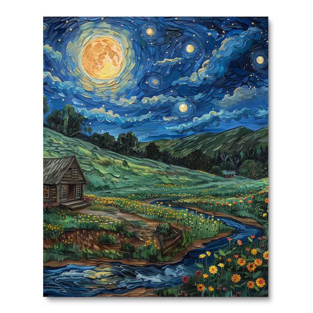 Van Gogh's Dreamland (Paint by Numbers)