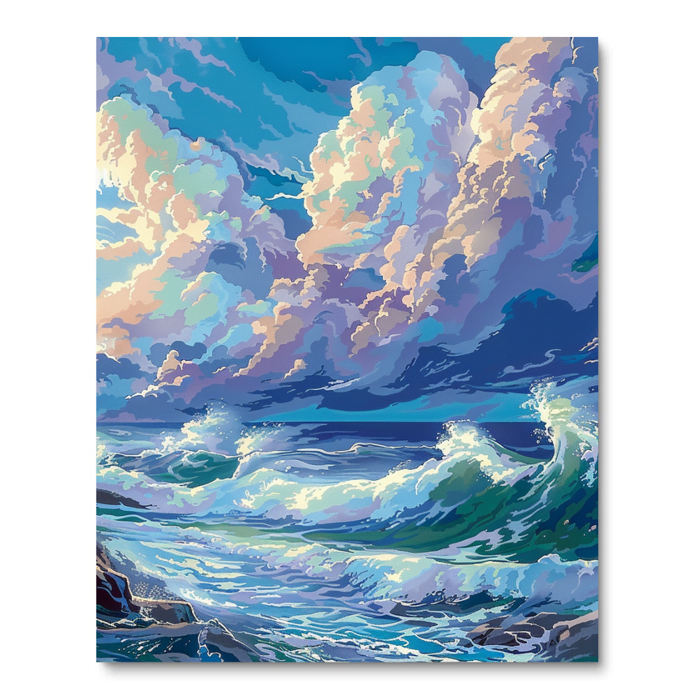 Waves of Wonder (Paint by Numbers)