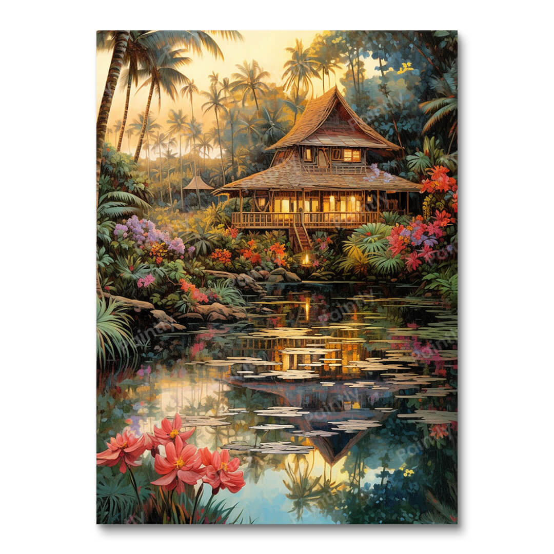 Tropical Resort (Paint by Numbers)