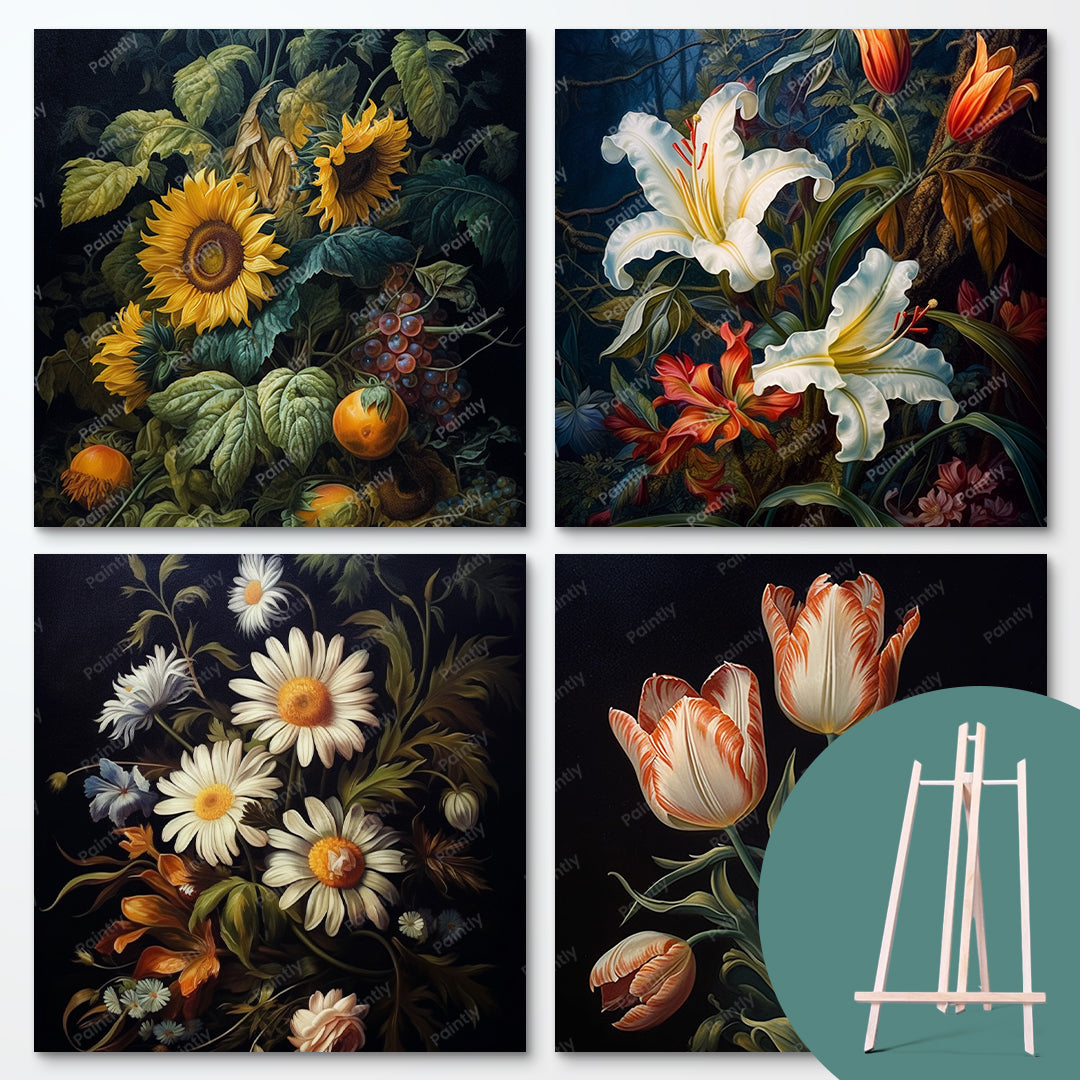 Flower Bundle I (4 Designs + Free Easel)