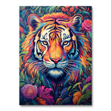 Psychedelic Tiger I (Paint by Numbers)