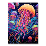 Psychedelic Jellyfish II (Paint by Numbers)