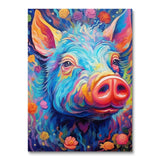 Psychedelic Pig II (Paint by Numbers)