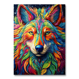 Psychedelic Wolf V (Paint by Numbers)