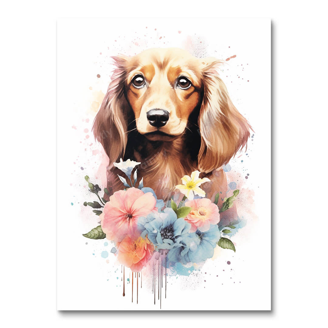 Dachshund Cutie (Paint by Numbers)