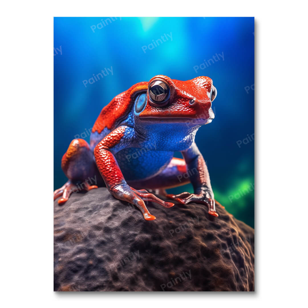 Toxic Duality Frog (Paint by Numbers)