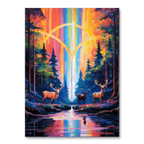 Deer in the Forrest IV (Wall Art)