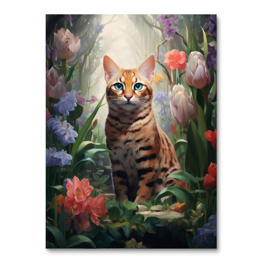 Bengalkatze (Wandkunst)