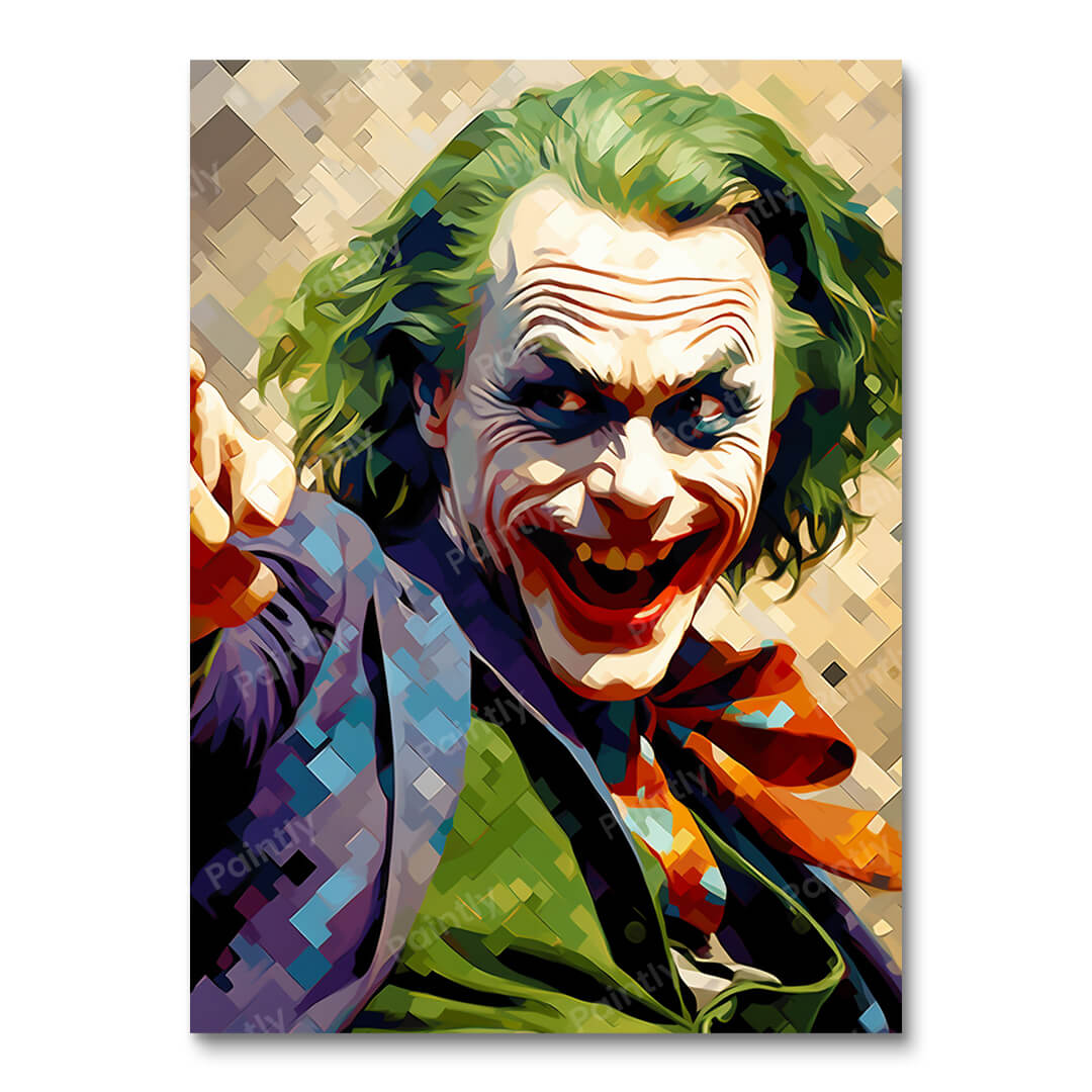 Das Joker-DIY-Gemälde (Diamantgemälde)