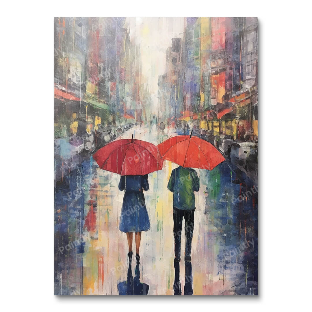 Couple Captivations Wet Walk (Wall Art)