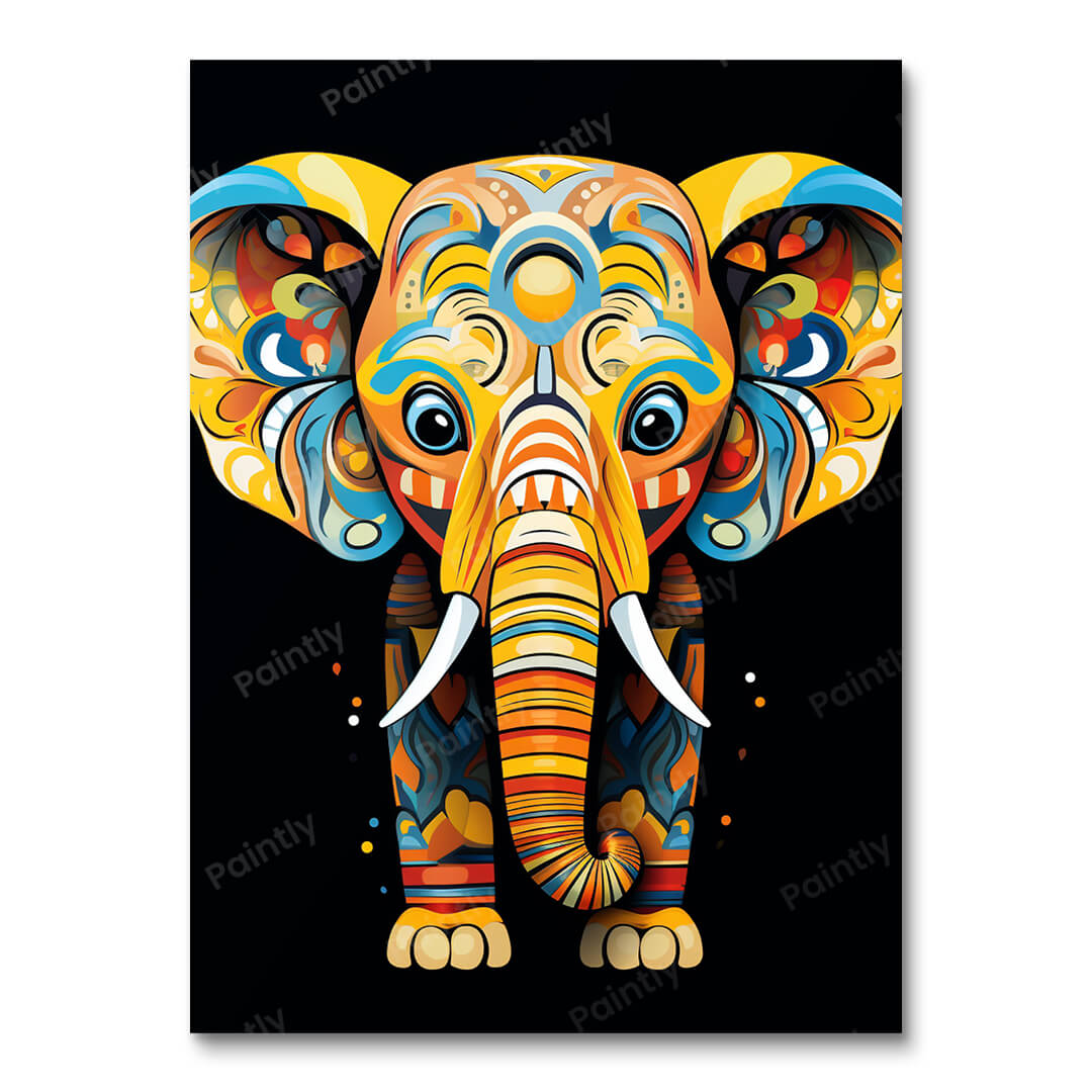 Elephant Euphoria (Diamond Painting)