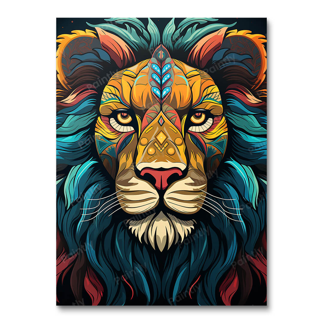 Lion Lines (Diamond Painting)