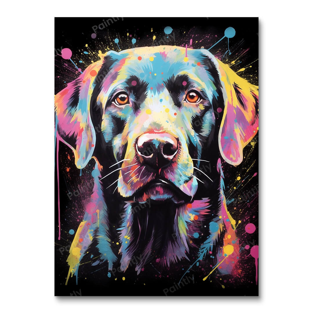 Colorful Dog (Wall Art)