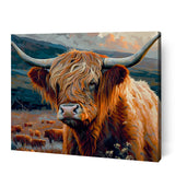 Highland Cow III (vægkunst)