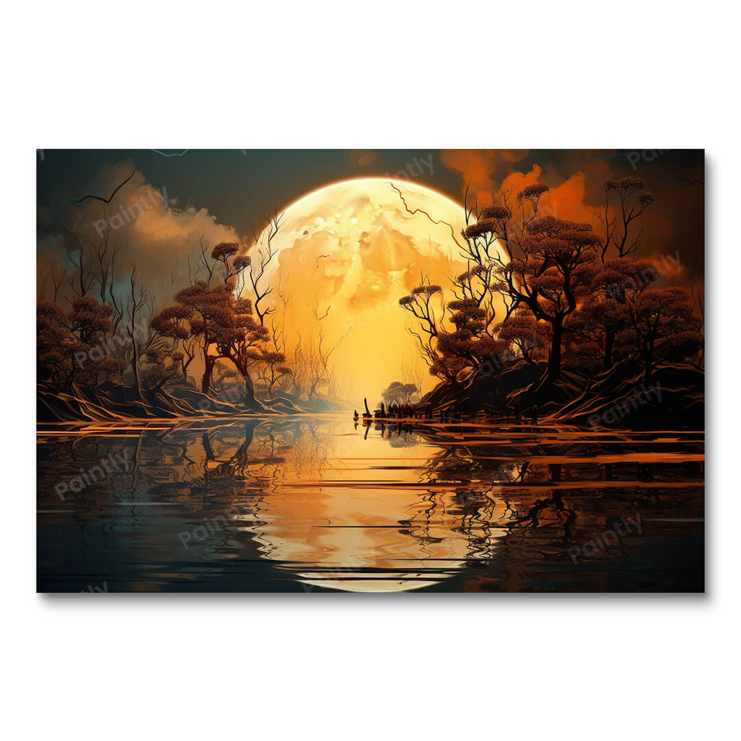 Moonlit Reflections (Wall Art)