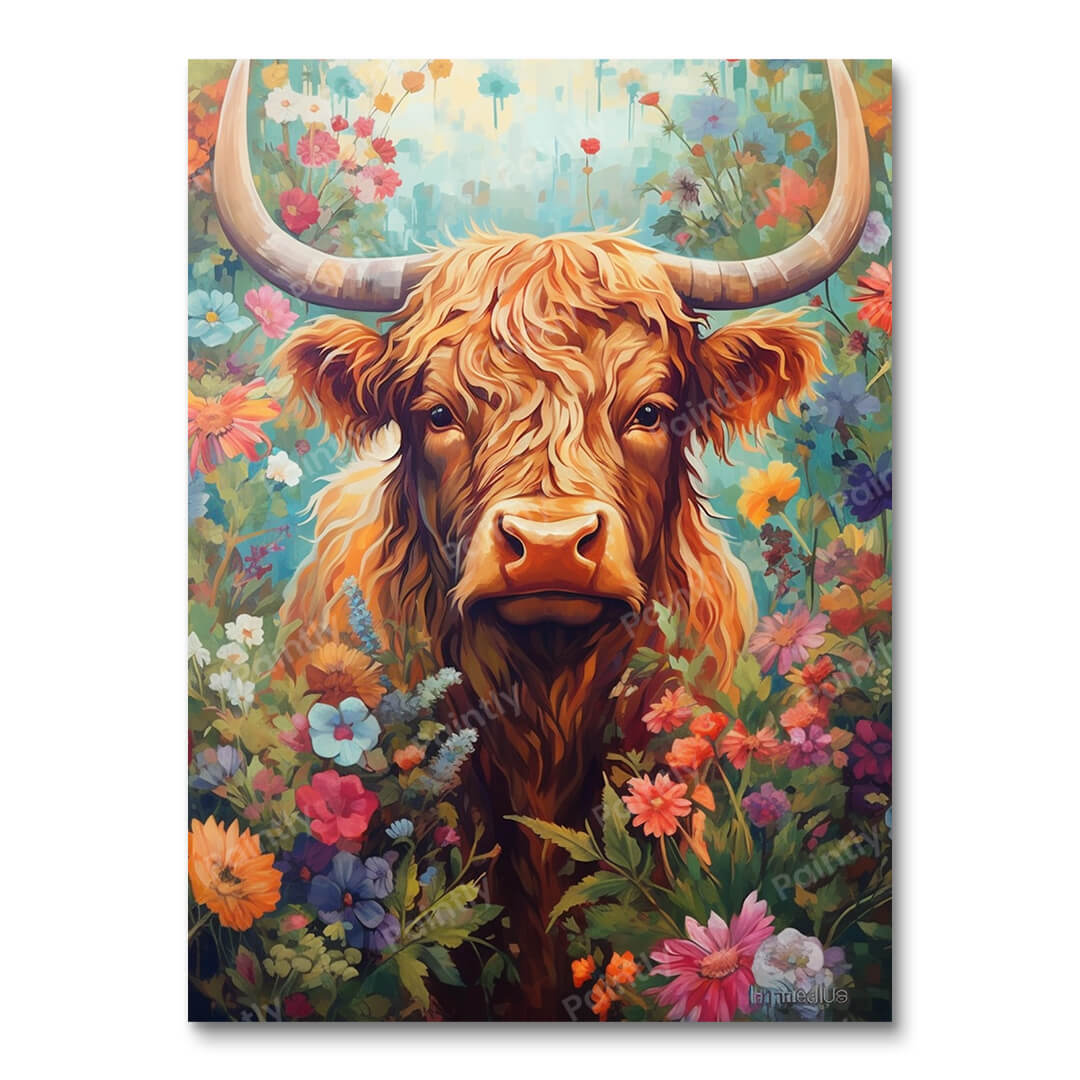 Blossoming Highland Majesty (Wall Art)