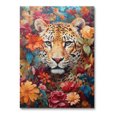 Blumenleopard (Wandkunst)