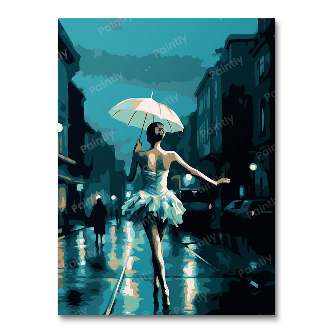 Ballerina Under Moonlight (Diamond Painting)