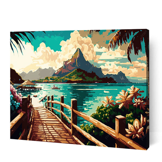 Tropical Tranquility (Diamond Painting)