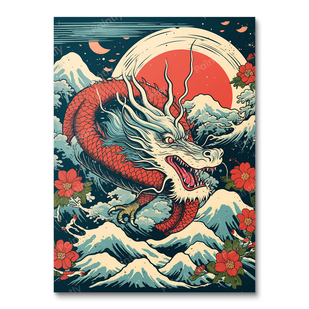 Dragon's Elegance (Diamond Painting)