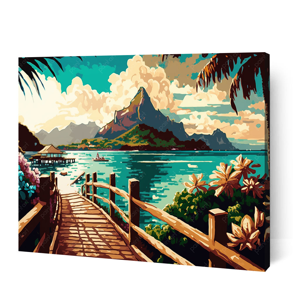 Tropical Tranquility (Paint by Numbers)