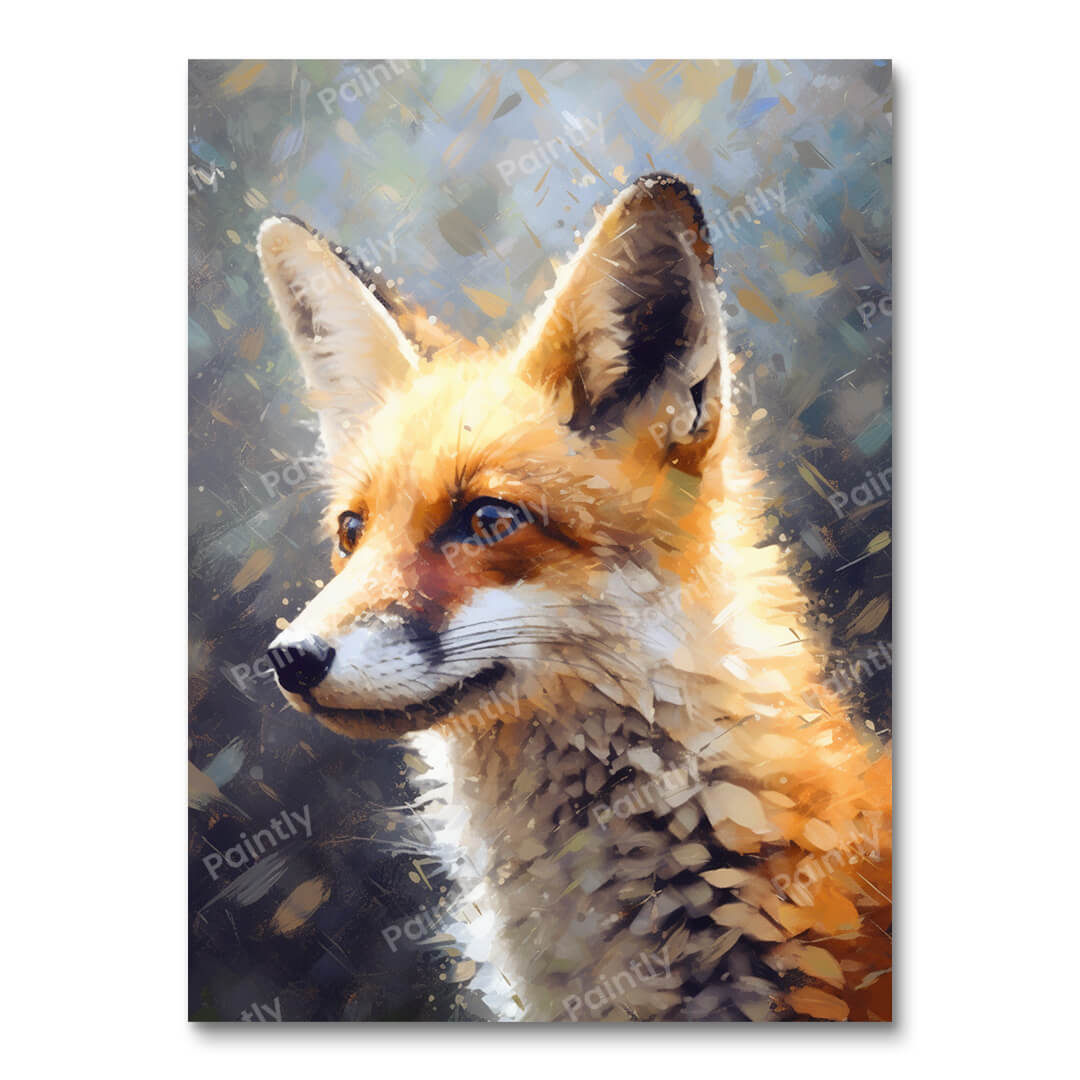 Dreamy Dappled Fox (vægkunst)