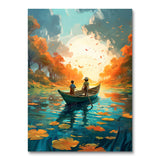 Spring Time Boat Stroll (Wall Art)