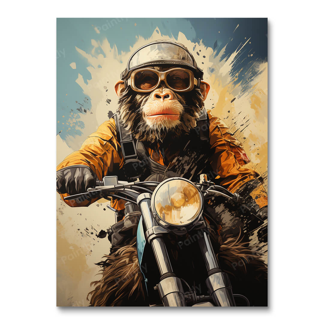 Primate Ride (Wall Art)