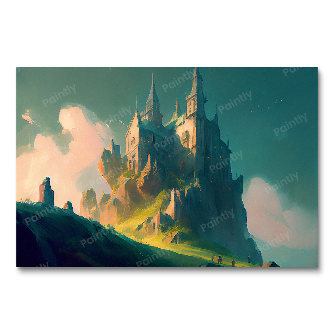 Castle on the Hill I (Wall Art)