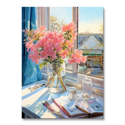 Floral Window (Diamond Painting)