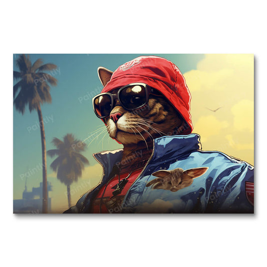 Feline Riders (Wall Art)