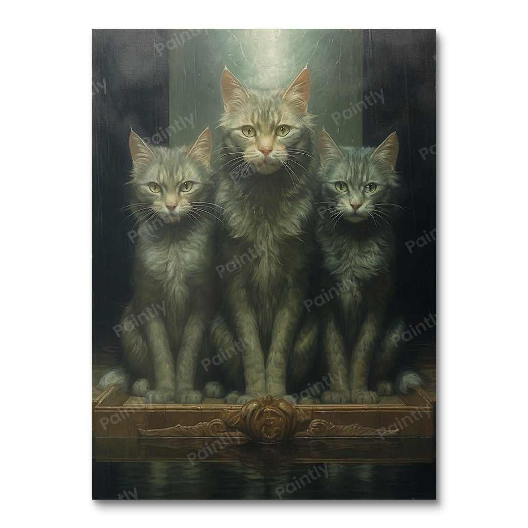 Cat Reflections (Diamond Painting)