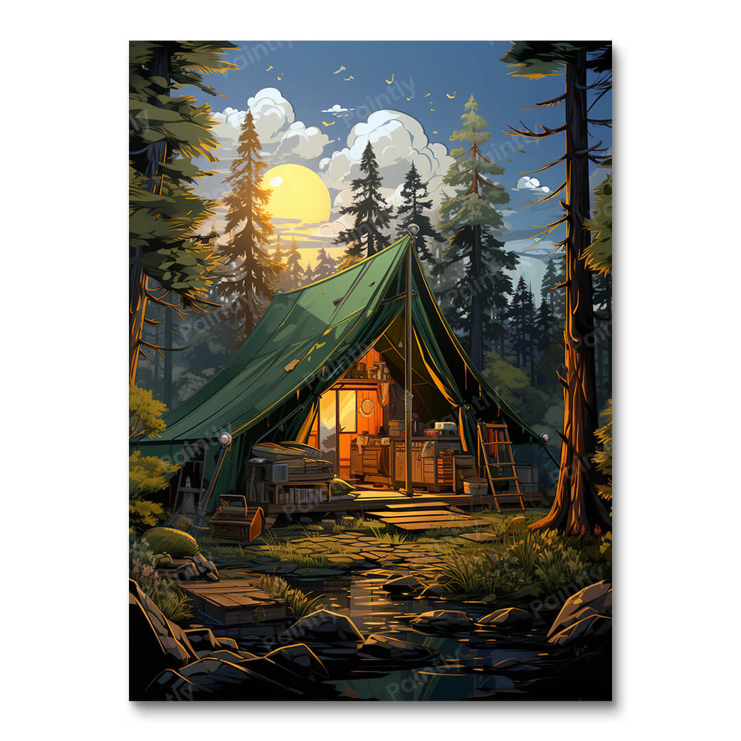 Tent Tranquility (Wall Art)