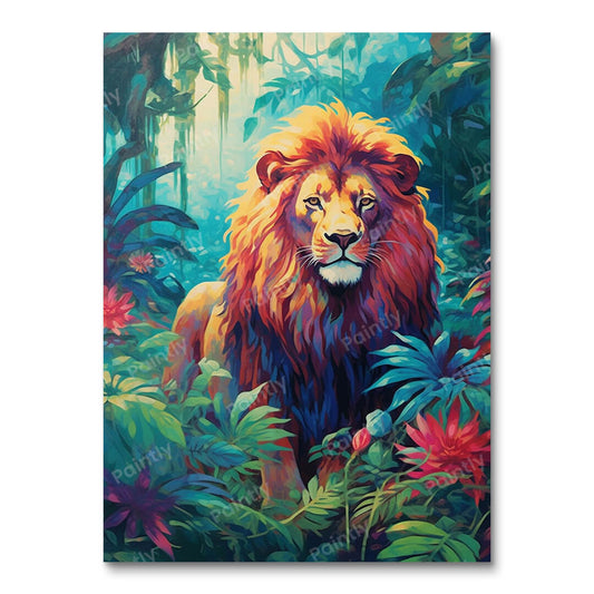 Lion's Gaze (Wall Art)