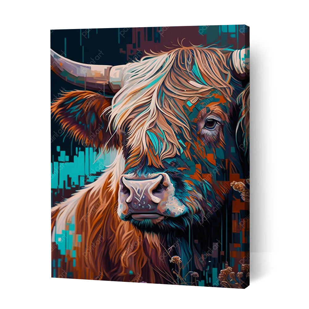 Highland Cow IV (Diamond Painting)