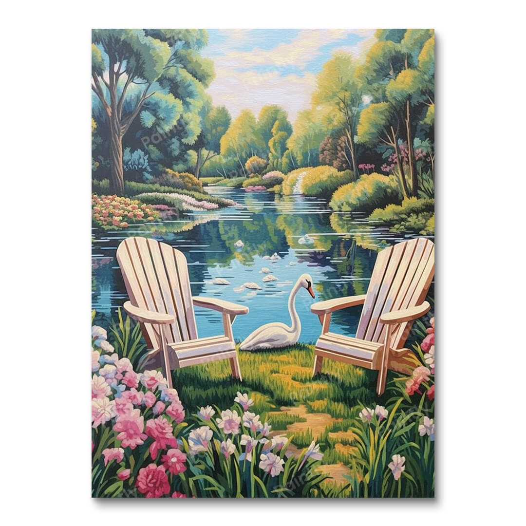 Lakeside Repose (Diamond Painting)