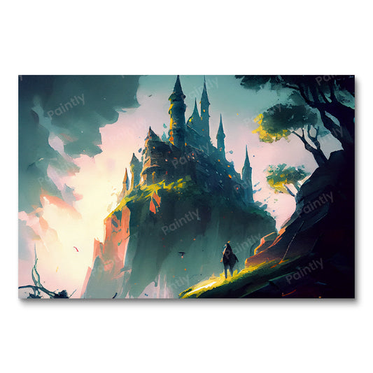 Castle on the Hill II (Diamond Painting)