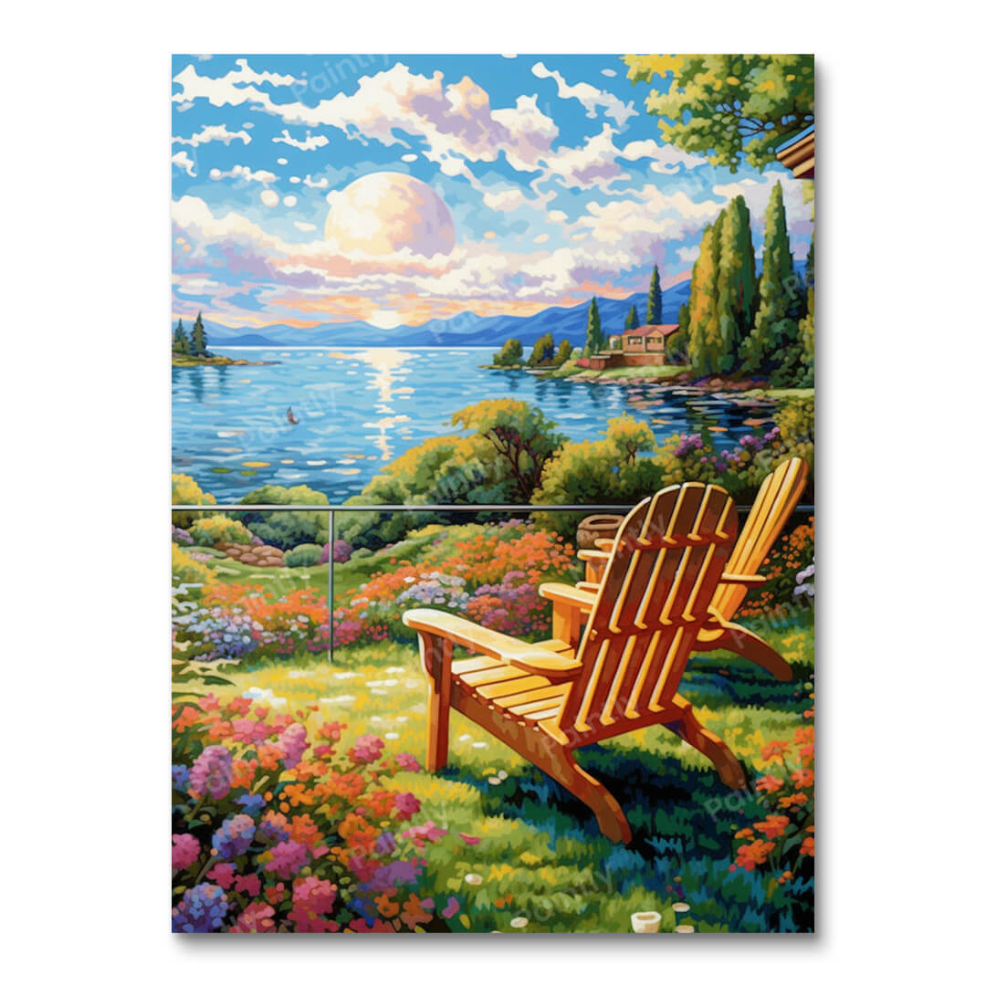 Lakeside Leisure (Diamond Painting)