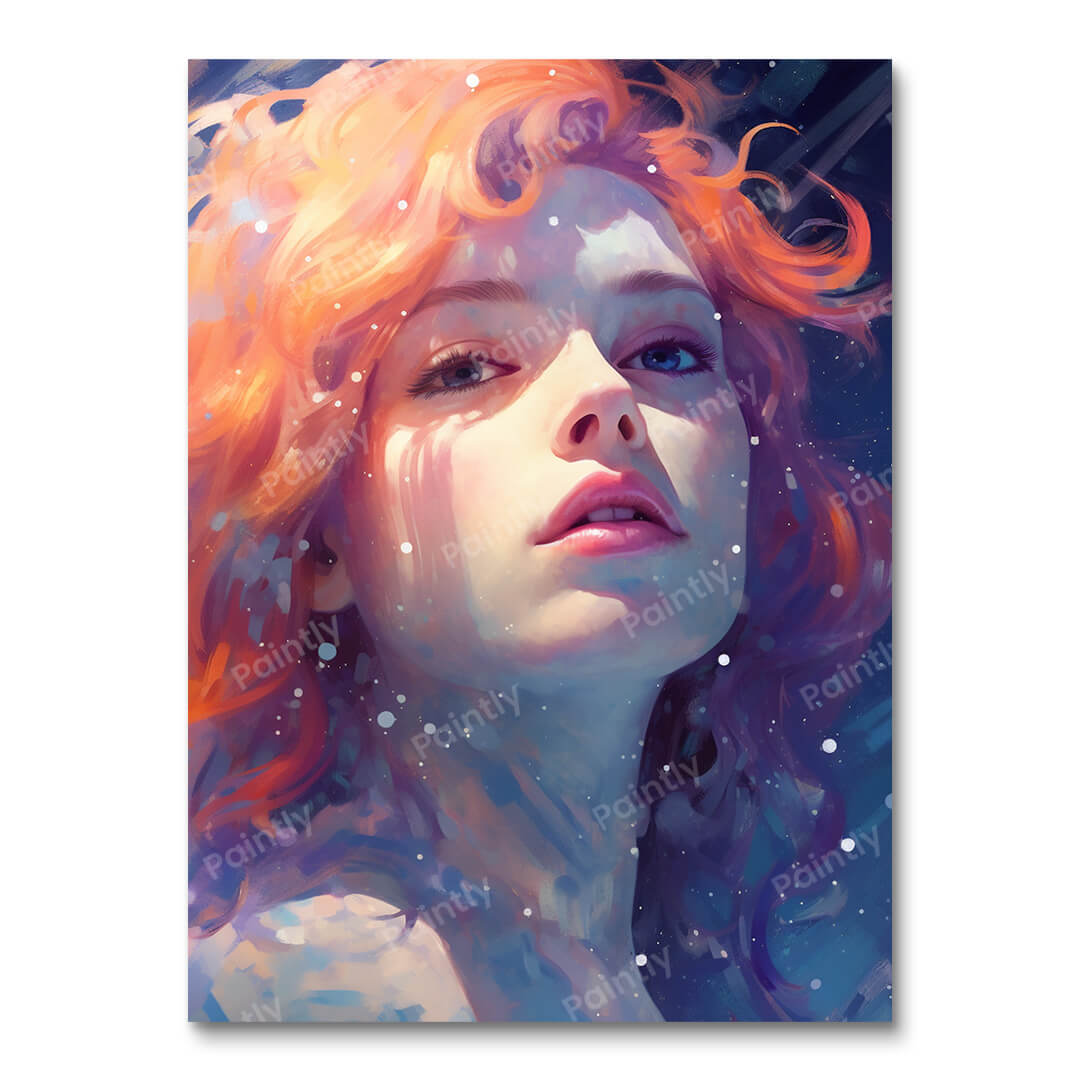 Luminous Locks Girl (Diamond Painting)