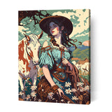 Cow Girl I (Wall Art)