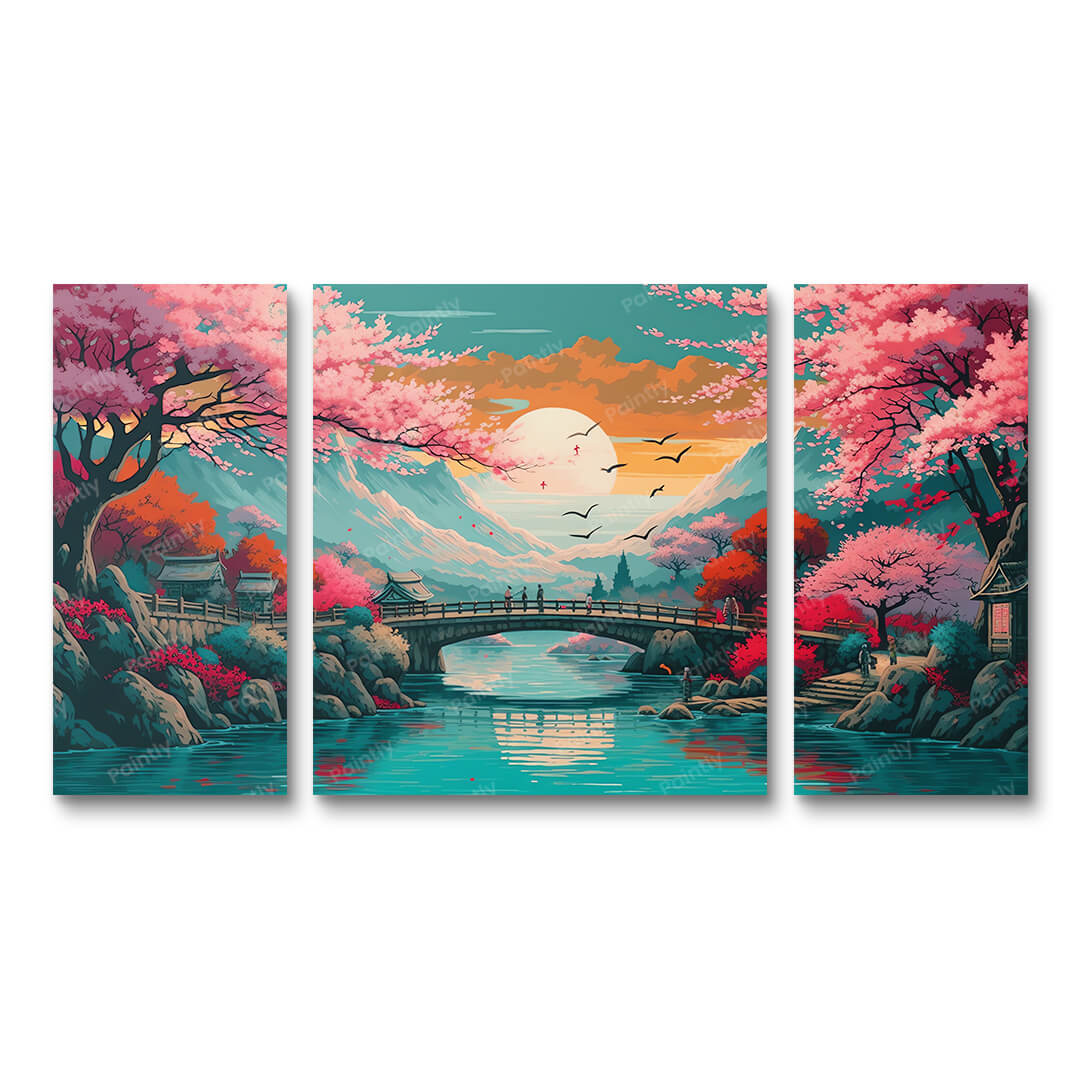 Sakura Serenity (Paint by Numbers)