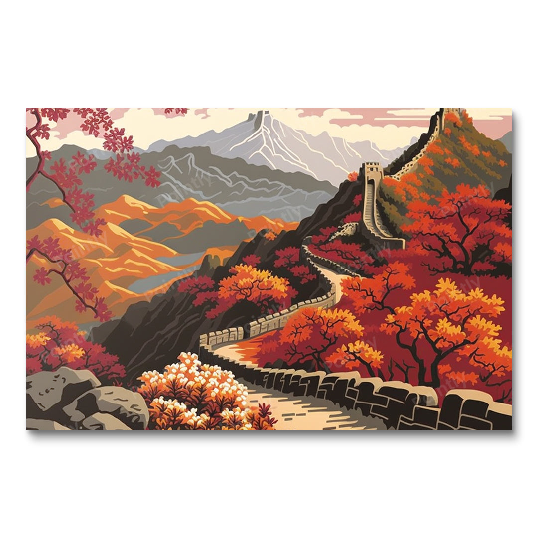 The Great Wall of China II (Diamond Painting)