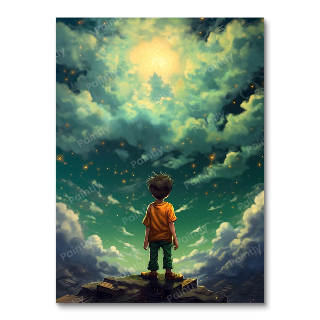 Boy A Canvas of Wonder (Wall Art)