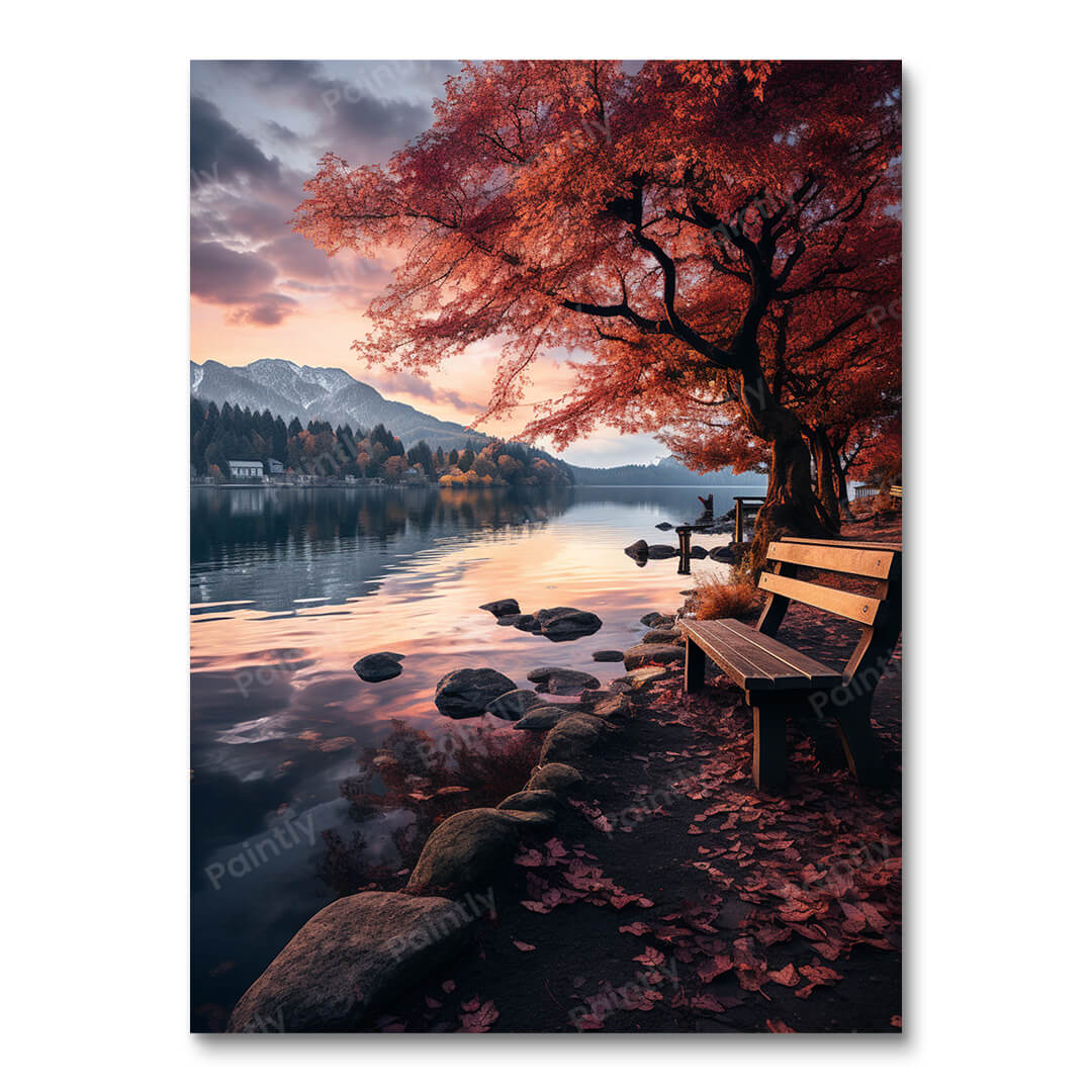 Lakeside Serenity (Diamond Painting)