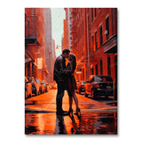 A Street Side Kiss (Wall Art)